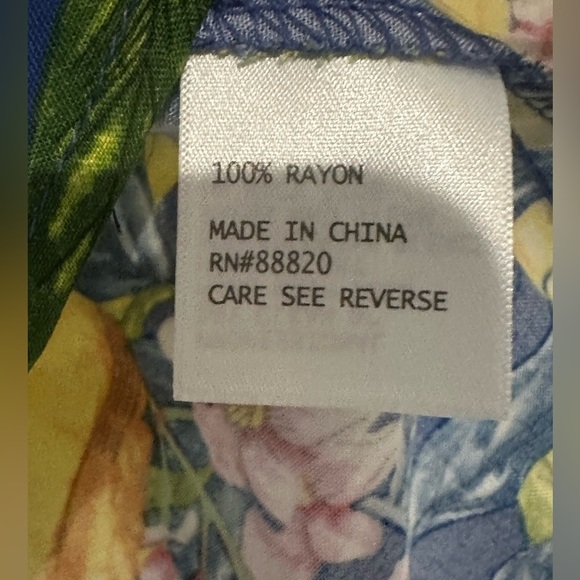 RACHEL RACHEL ROY - Tropical Hi-Lo Floral Blouse Medium‎ - Picture 4 of 8